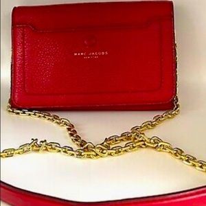 MARC JACOBS crossbody chain - strap in Red- NWOT